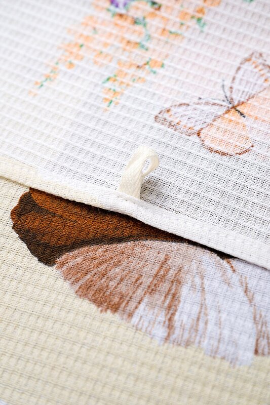 Натали Полотенце 578658 Винтажные открытки набор полотенец бежевый