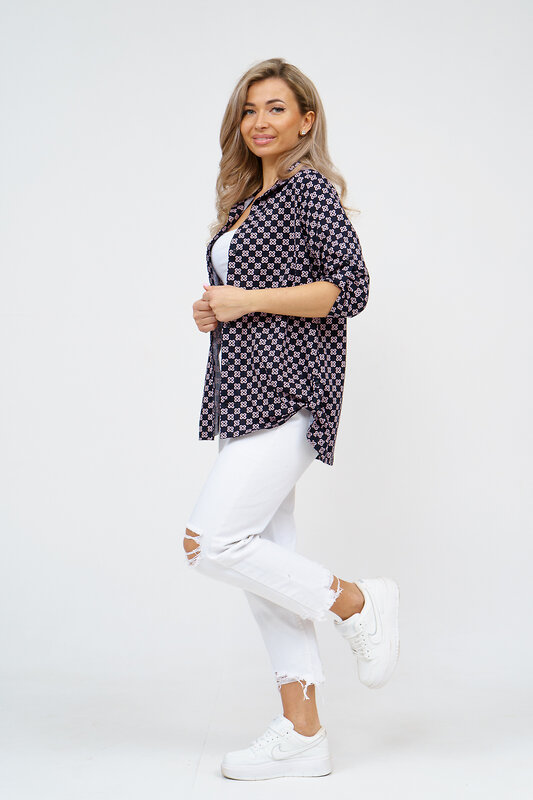 Натали Рубашка 578659 36928 темно-синий