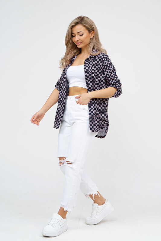 Натали Рубашка 578659 36928 темно-синий