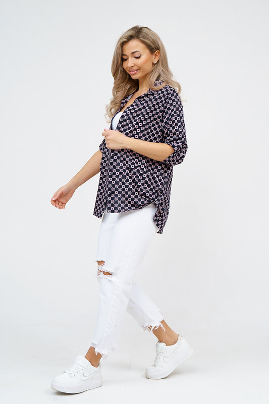 Натали Рубашка 578659 36928 темно-синий