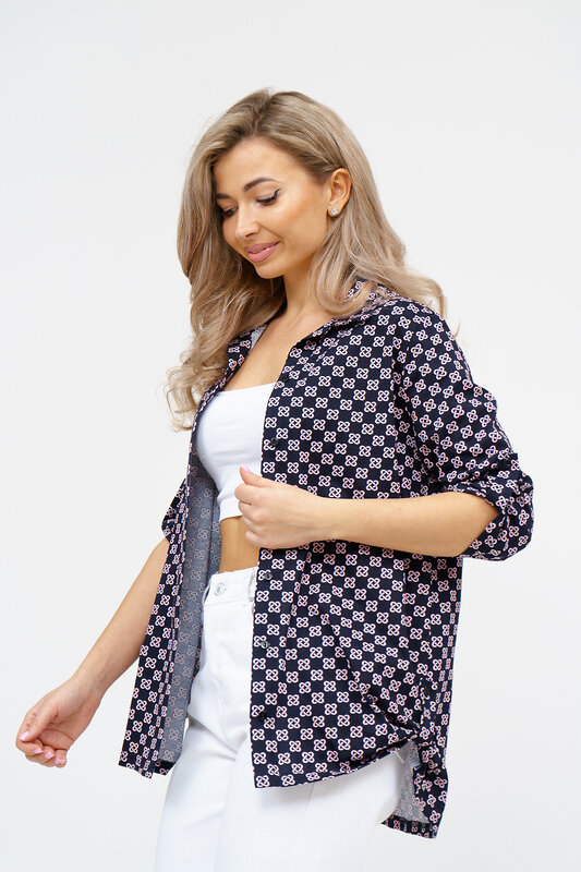 Натали Рубашка 578659 36928 темно-синий