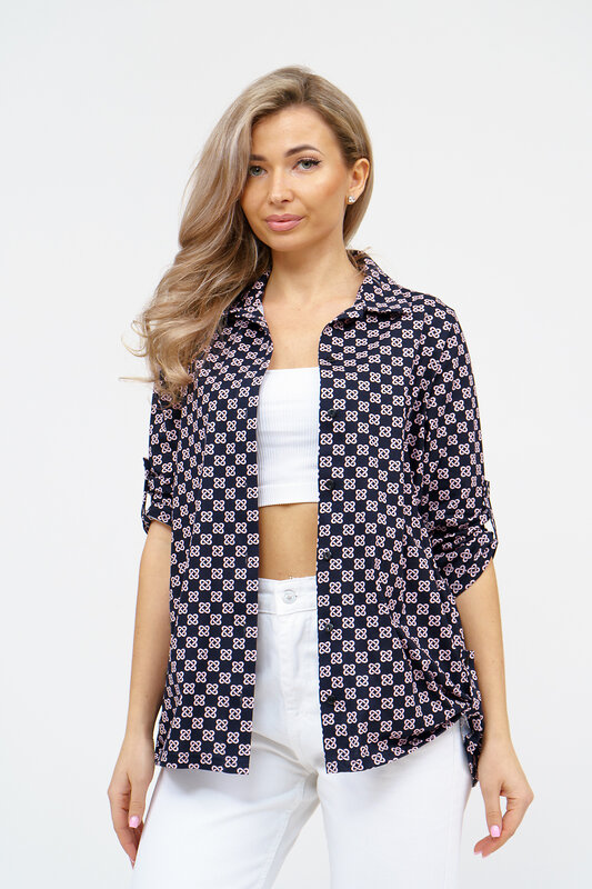 Натали Рубашка 578659 36928 темно-синий