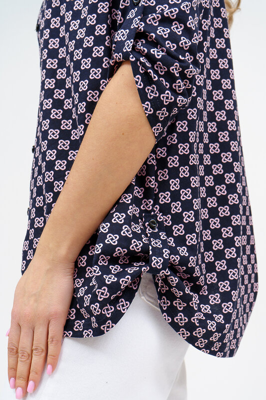 Натали Рубашка 578659 36928 темно-синий