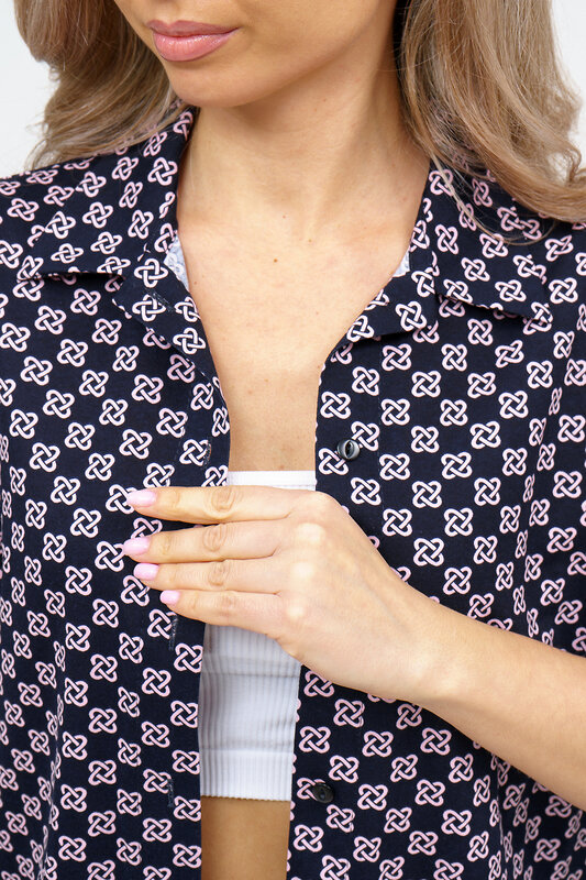 Натали Рубашка 578659 36928 темно-синий