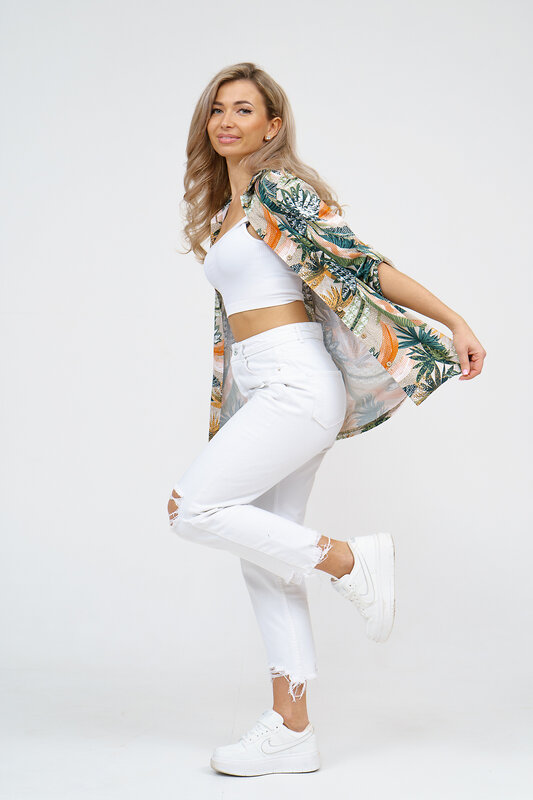 Натали Рубашка 578660 36927 оранжевый