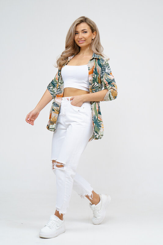 Натали Рубашка 578660 36927 оранжевый