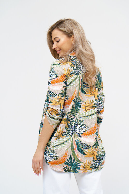 Натали Рубашка 578660 36927 оранжевый