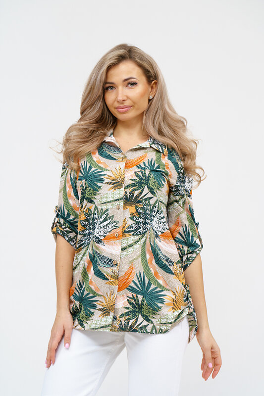 Натали Рубашка 578660 36927 оранжевый