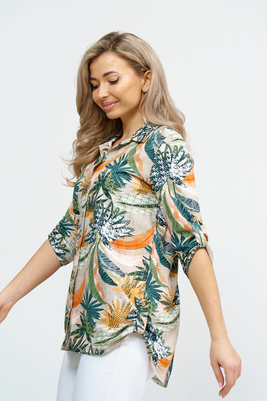 Натали Рубашка 578660 36927 оранжевый