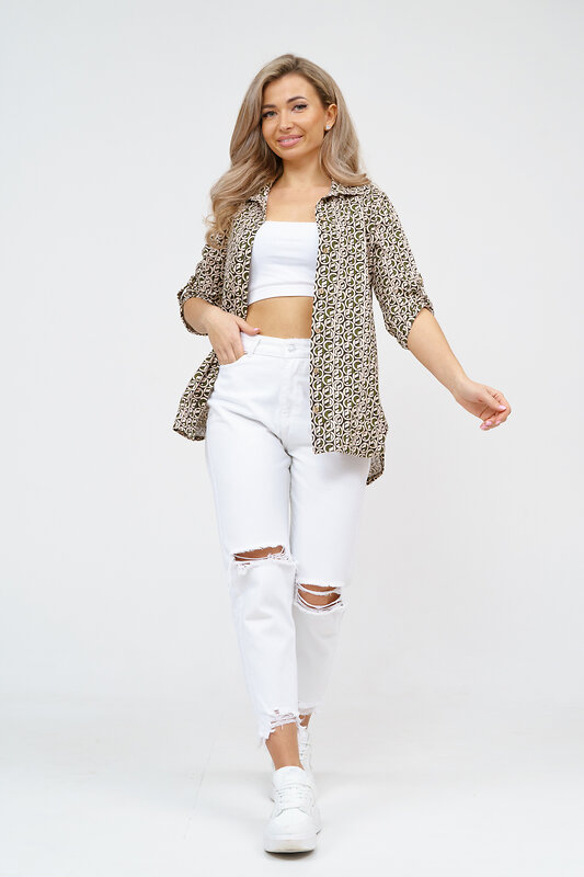 Натали Рубашка 578661 36926 хаки