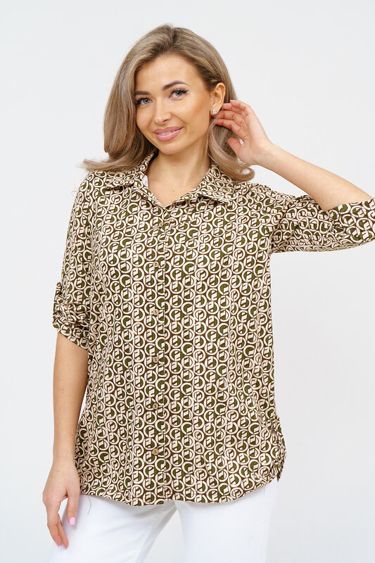 Натали Рубашка 578661 36926 хаки