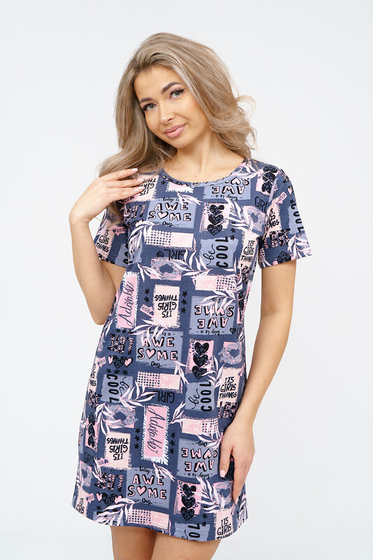 Натали Туника 578668 36924 серый