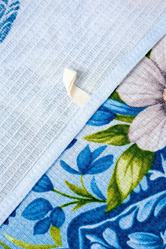 Натали Полотенце 578676 Пасхальные истории набор полотенец вафельных голубой