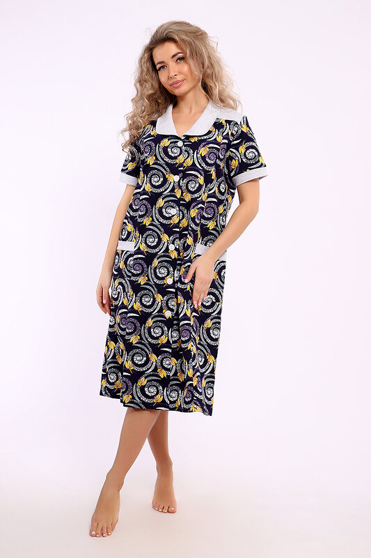 Натали Халат 578678 51170 фиолет