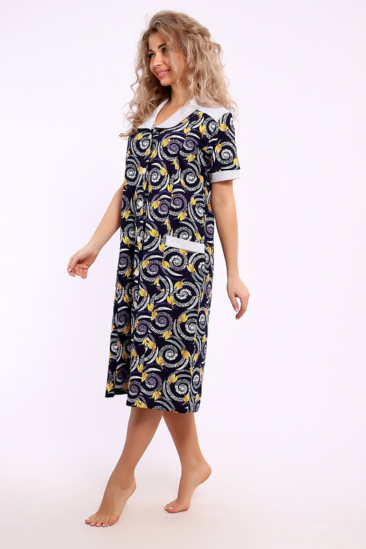 Натали Халат 578678 51170 фиолет