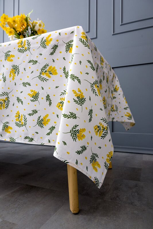 Натали Скатерть 578679 Мимоза скатерть на стол белый