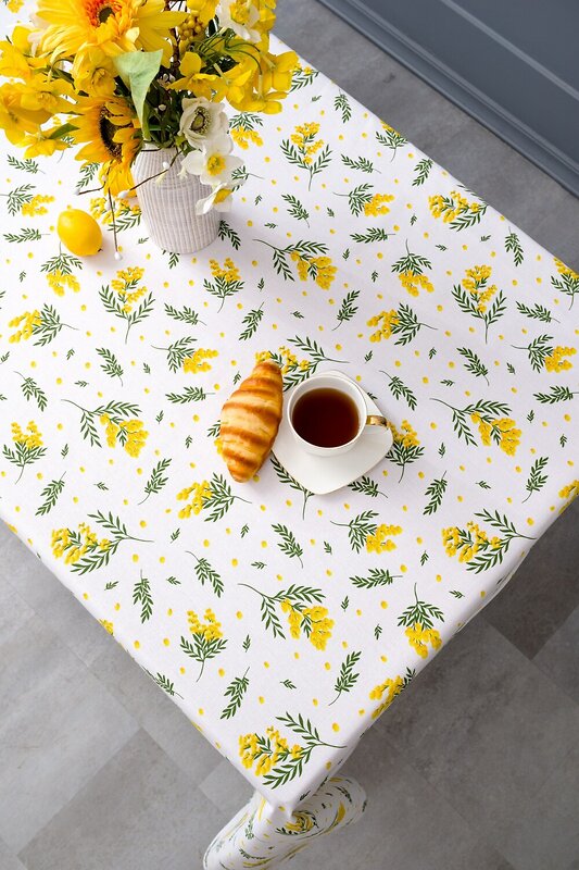 Натали Скатерть 578679 Мимоза скатерть на стол белый