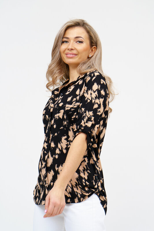 Натали Рубашка 578681 36916 бежевый