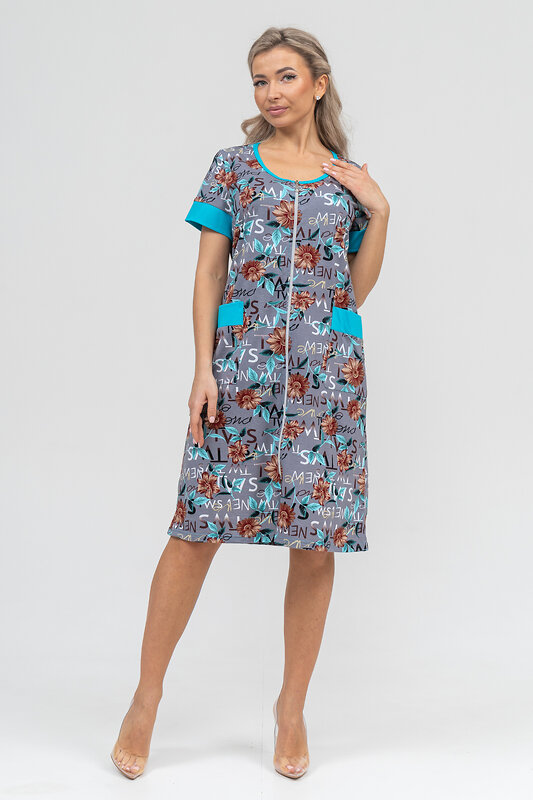 Натали Халат 578684 36915 серый