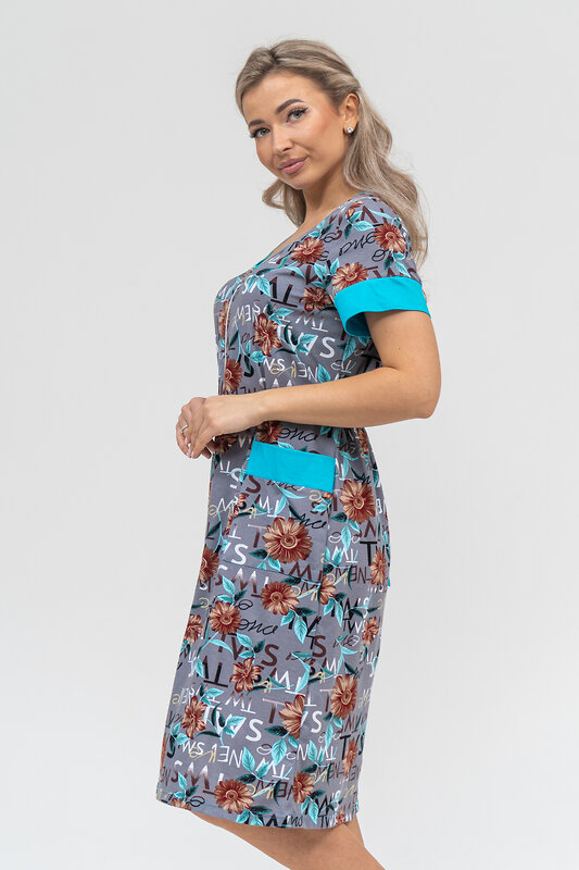 Натали Халат 578684 36915 серый