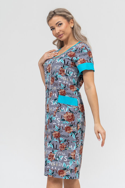 Натали Халат 578684 36915 серый