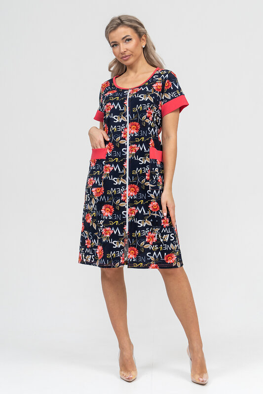 Натали Халат 578685 36915 темно-синий