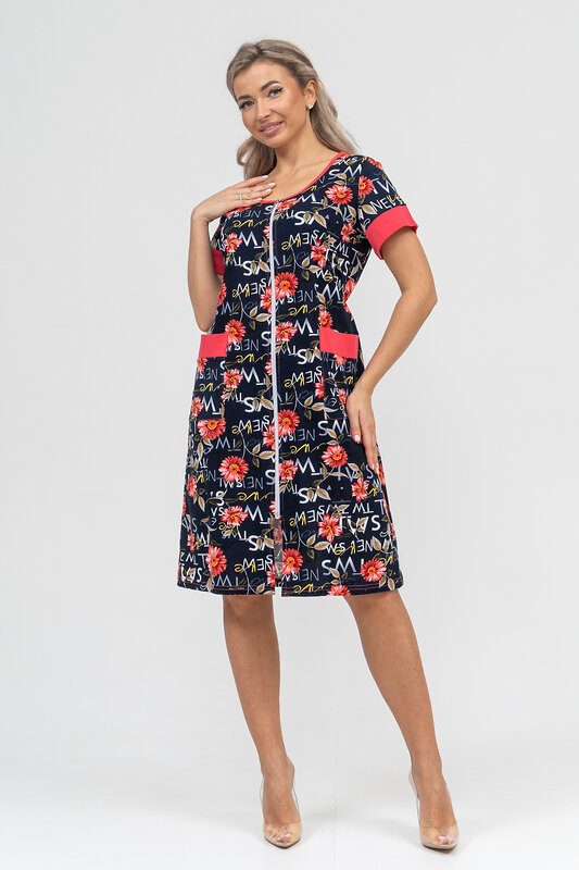 Натали Халат 578685 36915 темно-синий