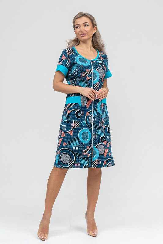 Натали Халат 578686 36914 бирюза