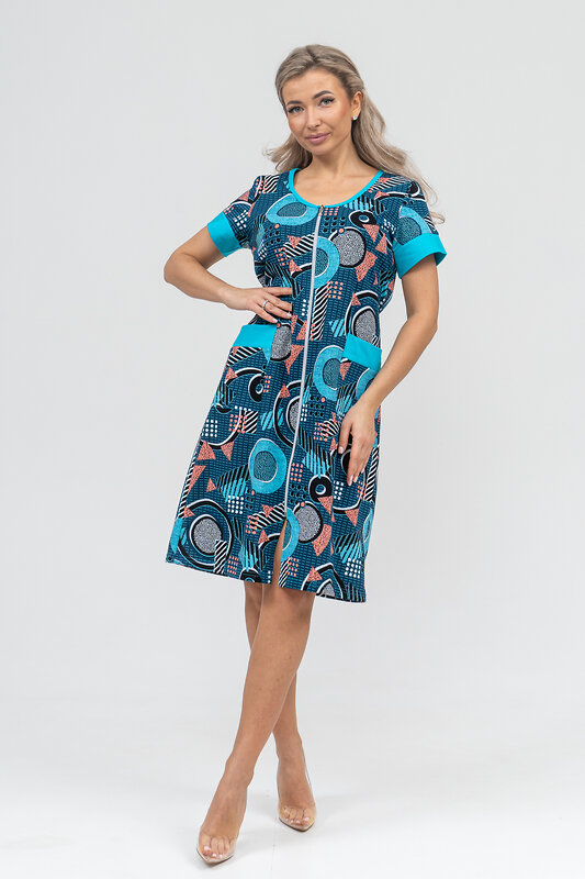 Натали Халат 578686 36914 бирюза