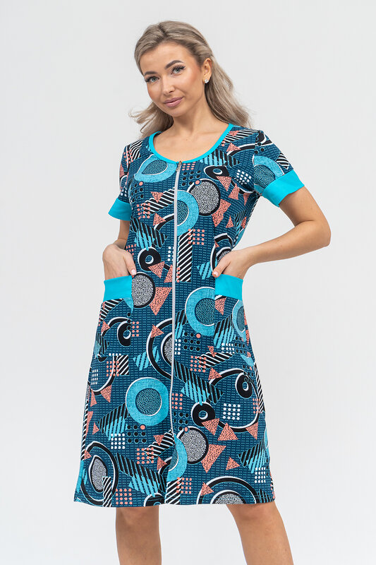 Натали Халат 578686 36914 бирюза