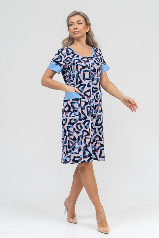 Натали Халат 578687 36913 голубой