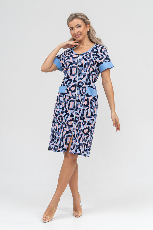 Натали Халат 578687 36913 голубой