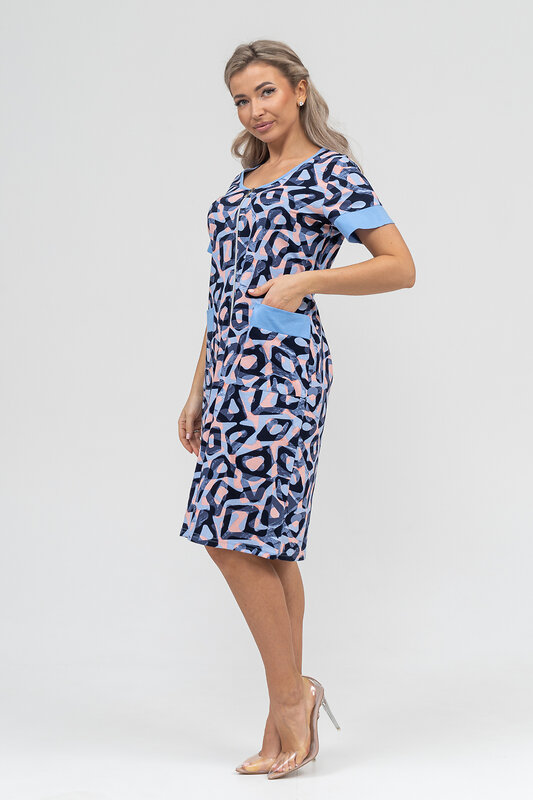 Натали Халат 578687 36913 голубой