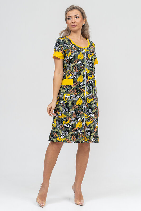 Натали Халат 578688 36912 желтый