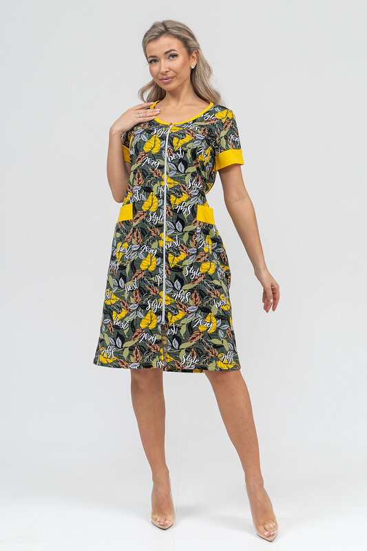 Натали Халат 578688 36912 желтый