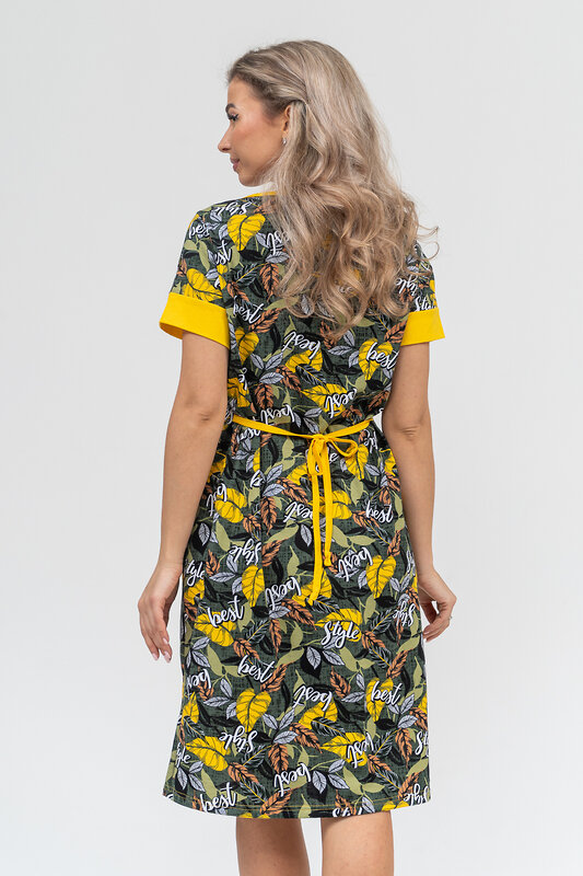 Натали Халат 578688 36912 желтый