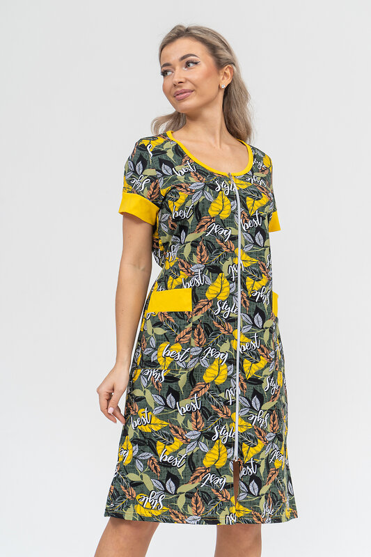 Натали Халат 578688 36912 желтый