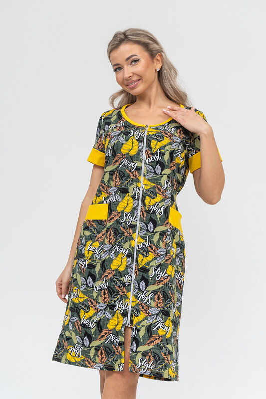 Натали Халат 578688 36912 желтый