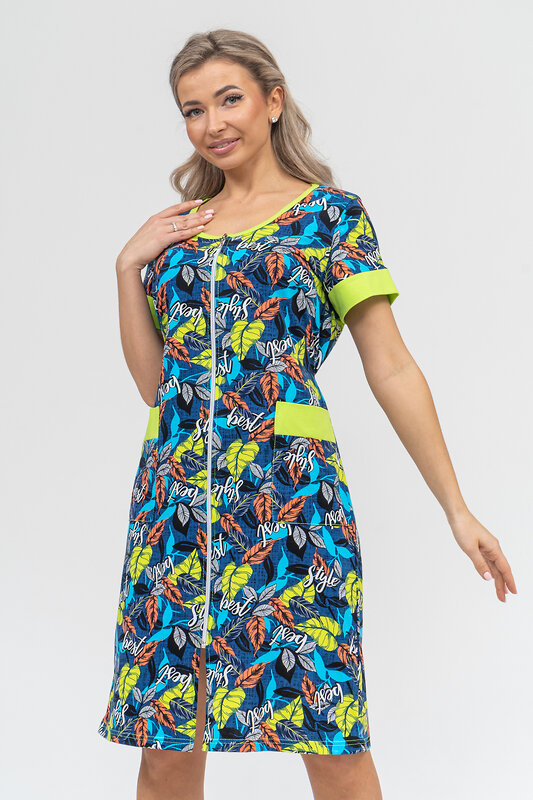 Натали Халат 578689 36912 салатовый