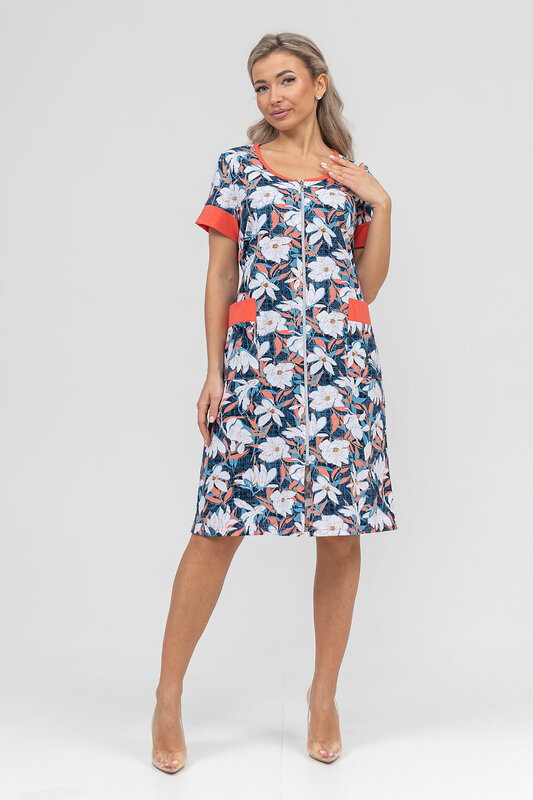 Натали Халат 578690 36911 синий