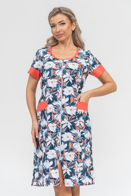 Натали Халат 578690 36911 синий