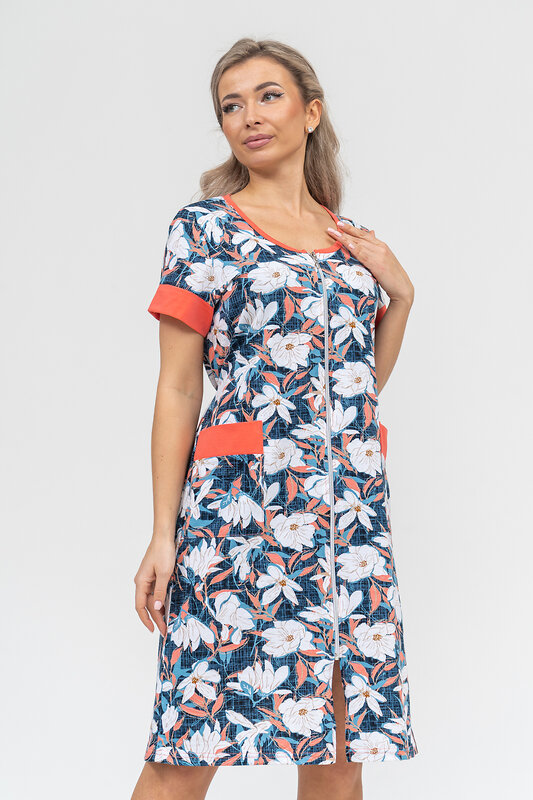 Натали Халат 578690 36911 синий