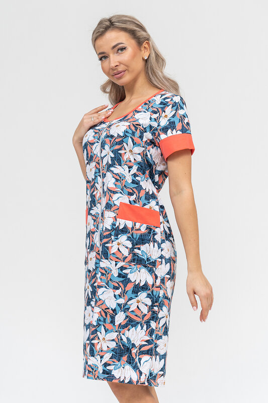 Натали Халат 578690 36911 синий