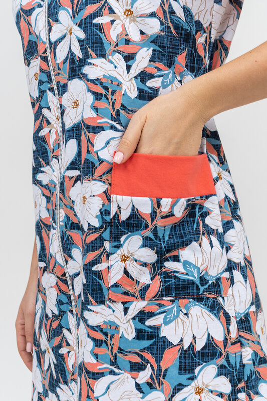 Натали Халат 578690 36911 синий