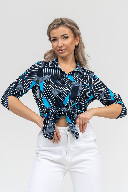 Натали Рубашка 578694 36903 синий