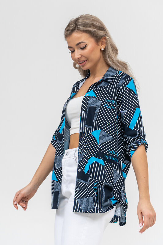 Натали Рубашка 578694 36903 синий