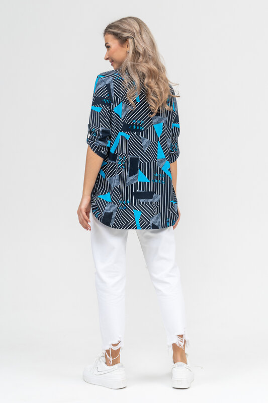 Натали Рубашка 578694 36903 синий