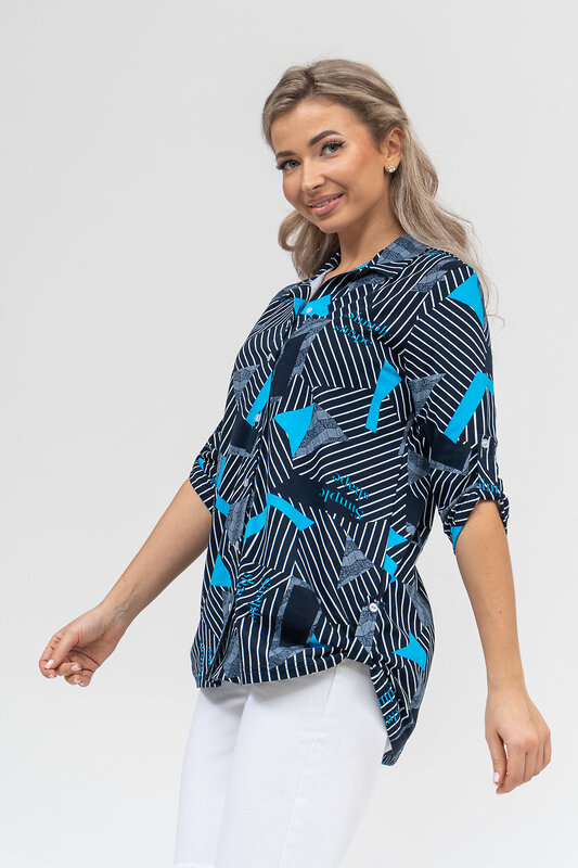 Натали Рубашка 578694 36903 синий