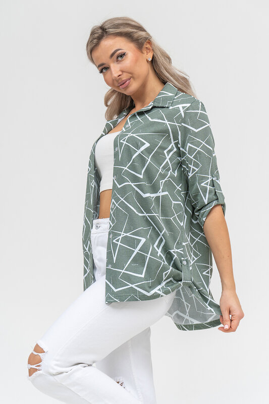 Натали Рубашка 578695 36905 хаки