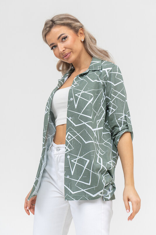 Натали Рубашка 578695 36905 хаки